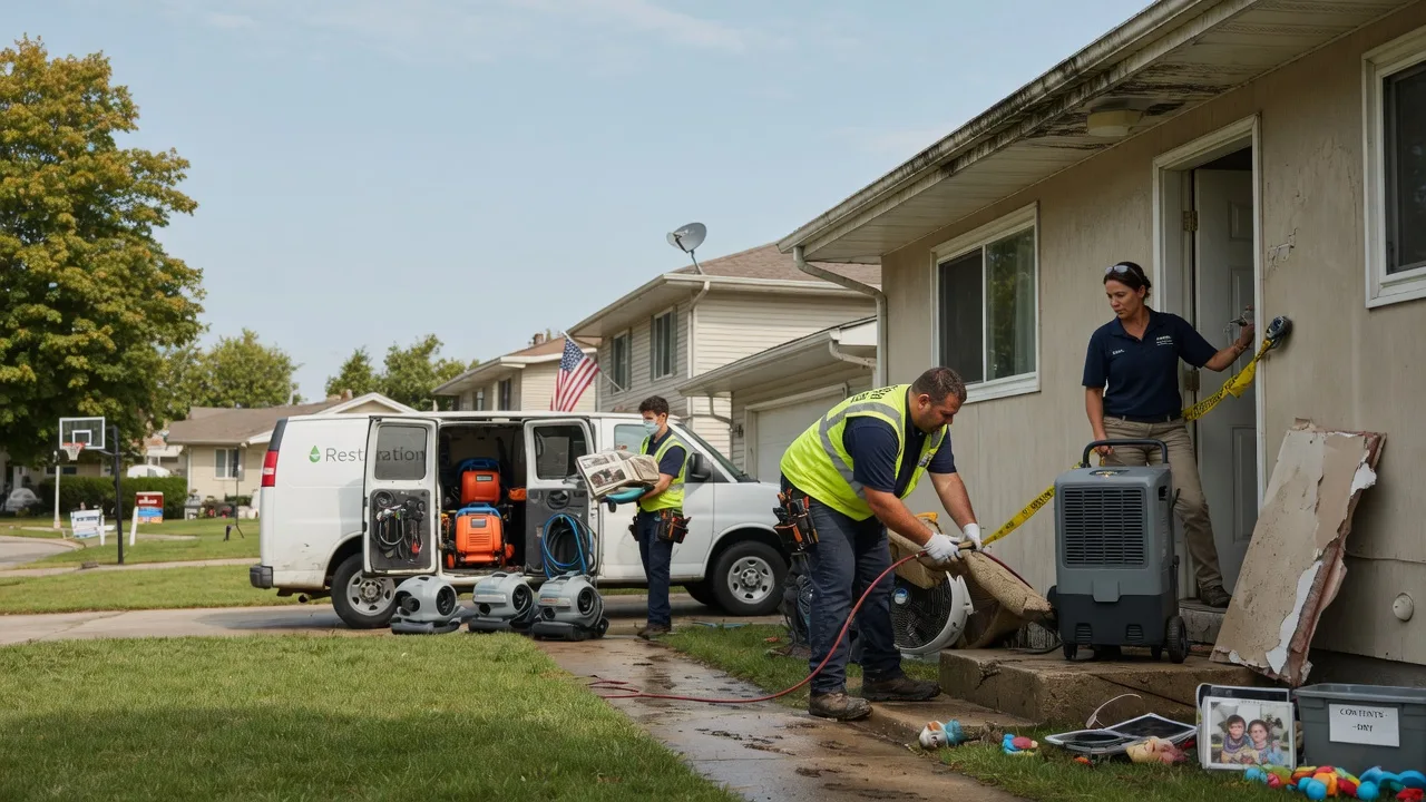 Water Damage Restoration in Chataignier, LA near me